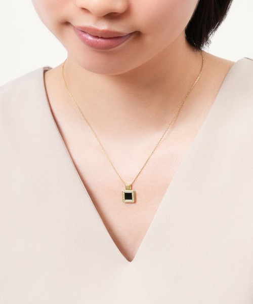 VENDOME AOYAMA（ヴァンドーム青山） ネックレス K18YG ブラック