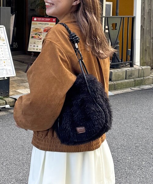 ショルダーバッグ バッグ 「FUKA's企画」PUパラコードギャザーミニショルダーバッグ レディース メンズの画像