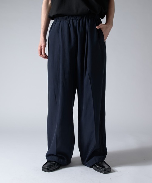 Lui's（ルイス） パンツ キュプラ混イージーワイドパンツ メンズ