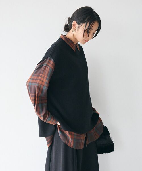 CRAFT STANDARD BOUTIQUE ベスト ジレ とてもちクルーネック