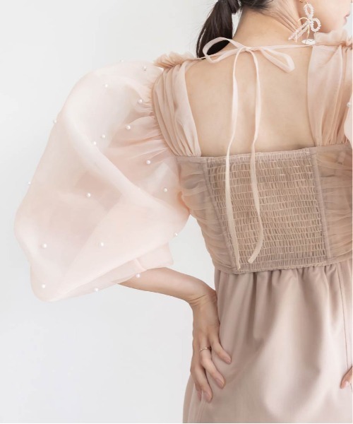 RANDA パールボレロセットワンピース&ストローハット パールボレロセットワンピースRANDA公式サイト