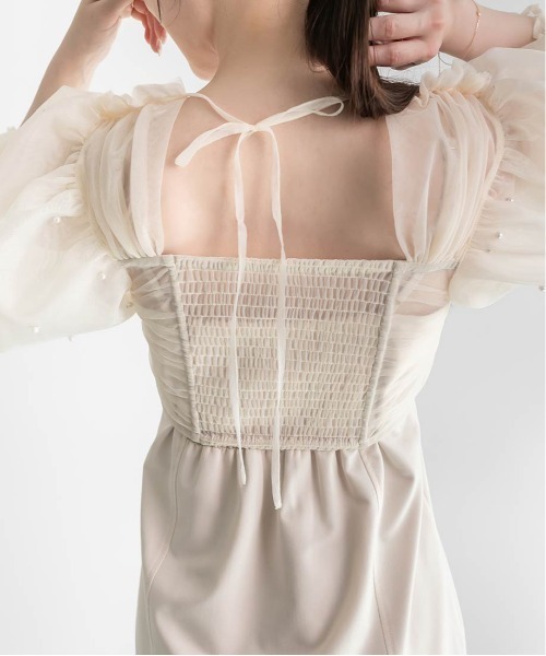 RANDA パールボレロセットワンピース&ストローハット パールボレロセットワンピースRANDA公式サイト