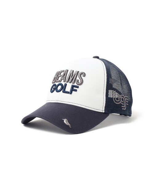 新品未使用　beams golf × new era メッシュキャップ BEAMS GOLF キャップ 帽子 ツアートラック 配色メッシュキャップ