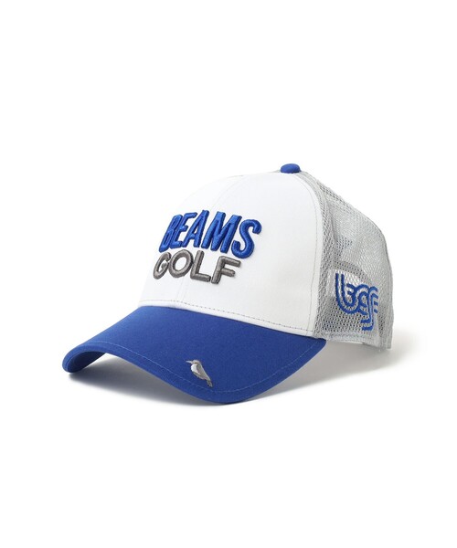 BEAMS GOLF キャップ 帽子 ツアートラック 配色メッシュキャップ