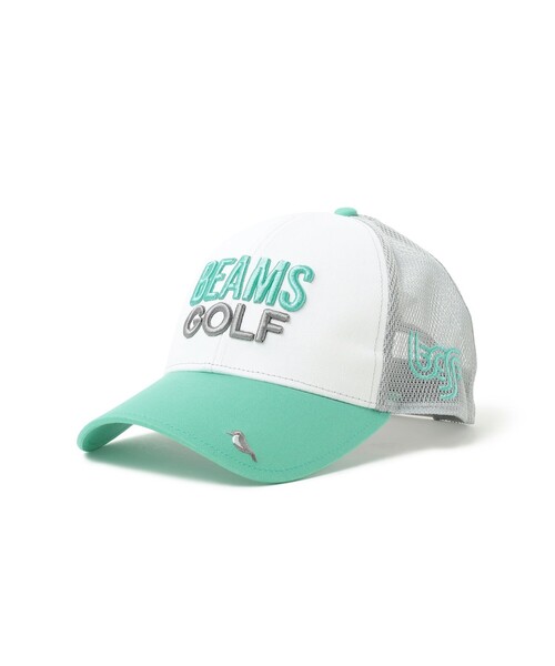 BEAMS GOLF キャップ 帽子 ツアートラック 配色メッシュキャップ