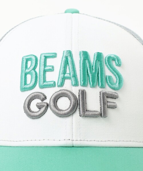 BEAMS GOLF キャップ 帽子 ツアートラック 配色メッシュキャップ