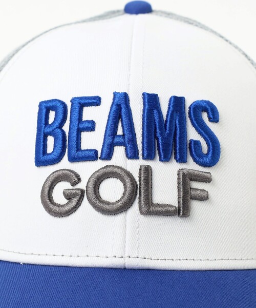 BEAMS GOLF メッシュゴルフウェア 青 MEN〉BEAMS GOLF ORANGE LABEL / オールコンディション 撥水