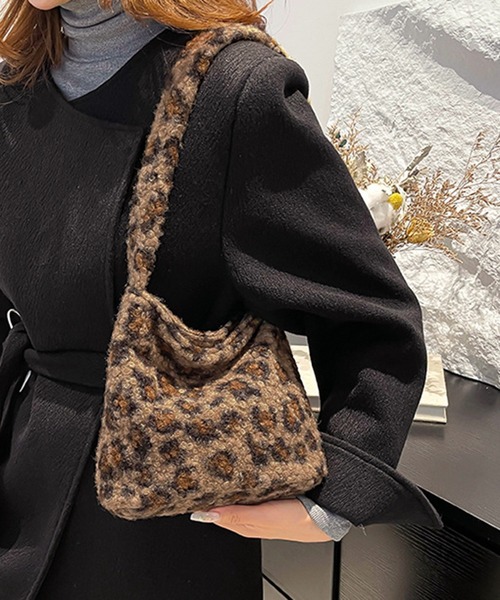 STYLEBLOCK（スタイルブロック） トートバッグ レオパード柄ボア