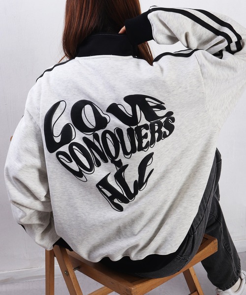 【ホワイト】CAFE graphic ロゴプリント スウェット オーバーサイズ / ユニセッ VINTAGE トレーナー スウェット 「ヴィンテージ古着」90's Hard Rock