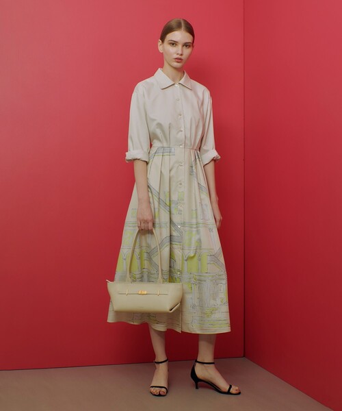 【期間限定価格】美品　水玉ワンピース LOULOU WILLOUGHBY allureville｜【LOULOU WILLOUGHBY】オーガンドットワンピース