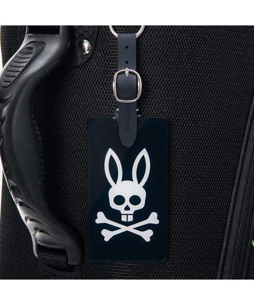 PSYCHO BUNNY スタンドキャディバッグ ブラック LWG Psycho Bunny ゴルフ スタンドキャデイバッグ LWG メンズ