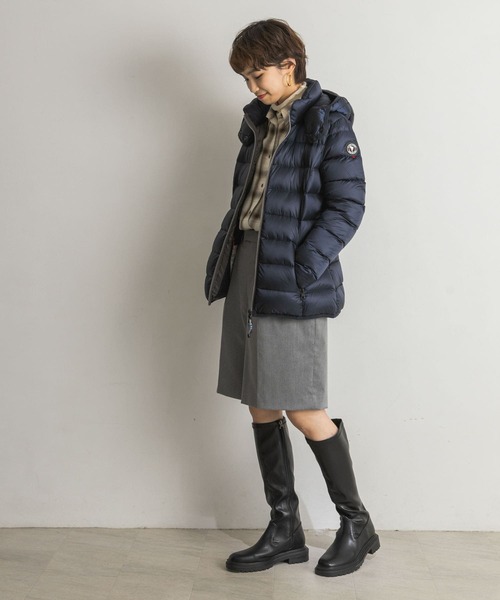 「CAPEHORN」 ダウンジャケット 44 ベージュ系その他 レディース_画像8