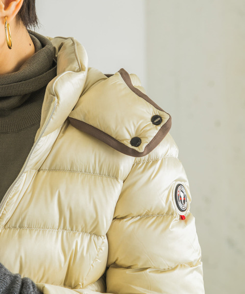 「CAPEHORN」 ダウンジャケット 44 ベージュ系その他 レディース_画像9