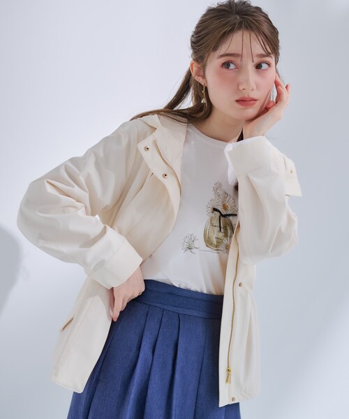 新品未使用【2025/春新作】Audire ウォッシャブル ブルゾン Couture Brooch（クチュール ブローチ） ブルゾン アウター 「2025春