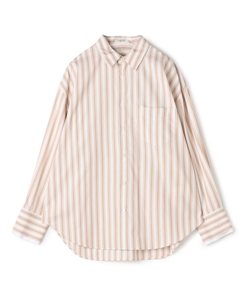 【MACPHEE】コットンブロード レギュラーシャツ MACPHEE ブラウス シャツ コットンブロード レギュラーカラー