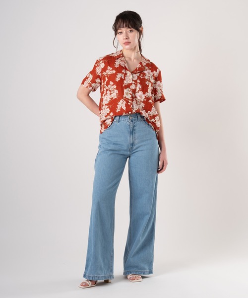 ♤新品未使用♤デニムダンガリー/ワッペン　ペンキ汚しパンツ／160センチ ♤新品未使用♤デニムダンガリー/ワッペン ペンキ汚しパンツ