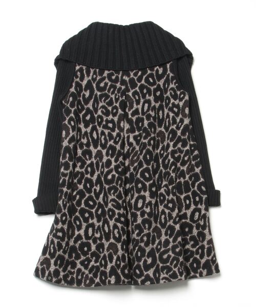 EPOCA（エポカ） レオパードコート 40 ブラック レディース : ZOZOTOWN