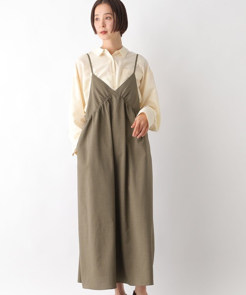 LEPSIM（レプシィム） ワンピース 2WAYギャザーキャミワンピース