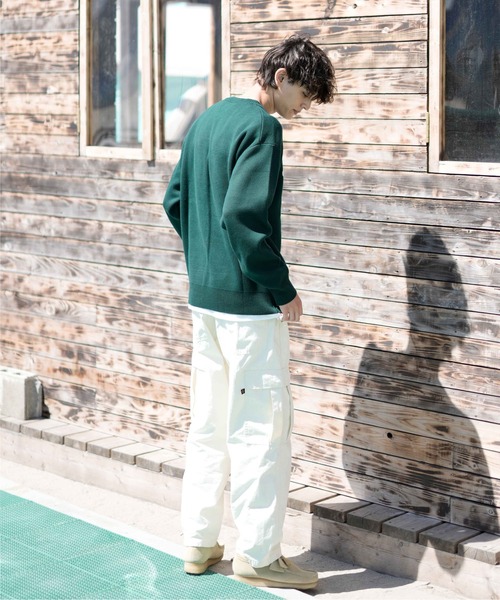 「THRASHER」 長袖ニット M グリーン メンズ_画像3