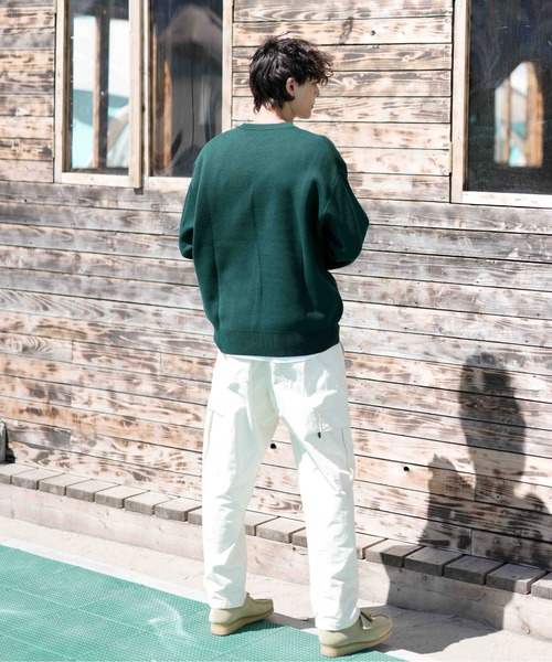 「THRASHER」 長袖ニット M グリーン メンズ_画像4