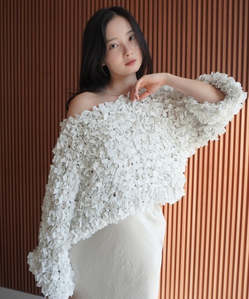 EIMY ISTOIRE（エイミーイストワール） ニット セーター テープヤーン