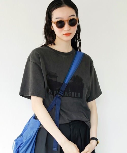 tシャツ 「 D.M.G / ディーエムジー 」 US天竺 SSプリントTee 「RP PHOTO」 レディース