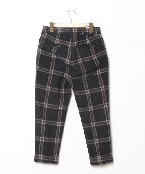 「SUPERTHANKS」 チェック柄パンツ S ブラック レディース_画像2