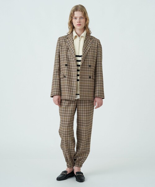 「MACPHEE」 テーラードジャケット 34 ブラウン系その他 レディース_画像2