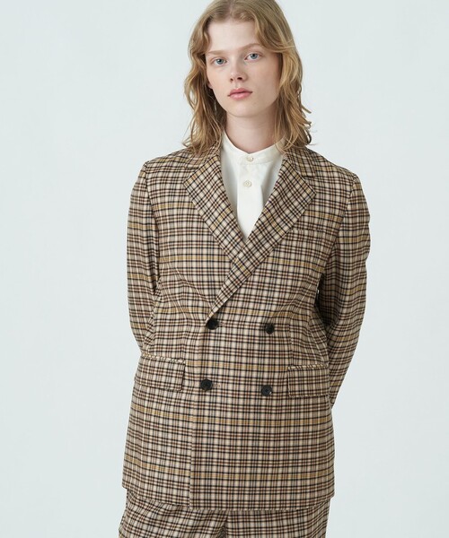 「MACPHEE」 テーラードジャケット 34 ブラウン系その他 レディース_画像3