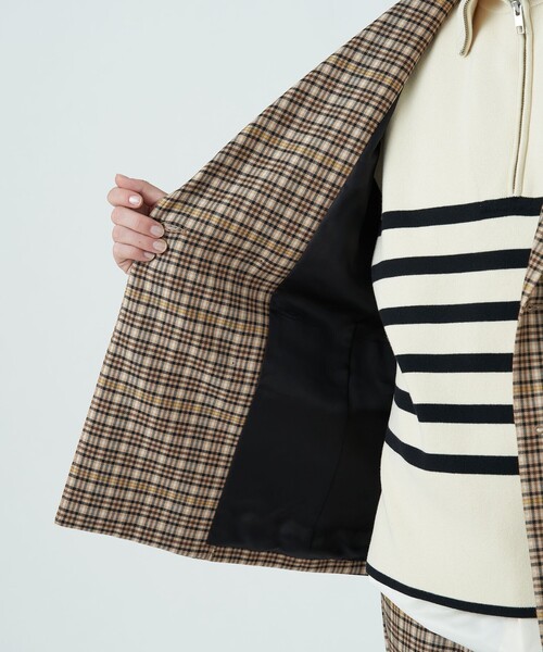 「MACPHEE」 テーラードジャケット 34 ブラウン系その他 レディース_画像6