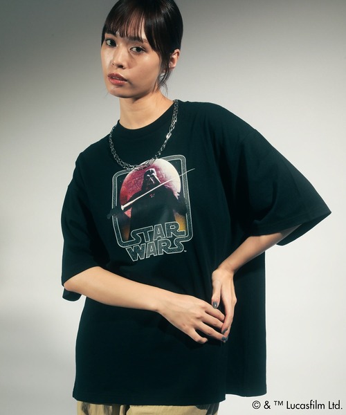 １着でも送料無料 STAR WARS tシャツ WARS/グラフィック半袖BIGTEE レディース トップス