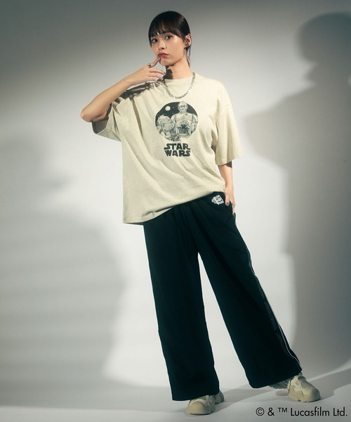 STAR WARS tシャツ WARS/グラフィック半袖BIGTEE レディース