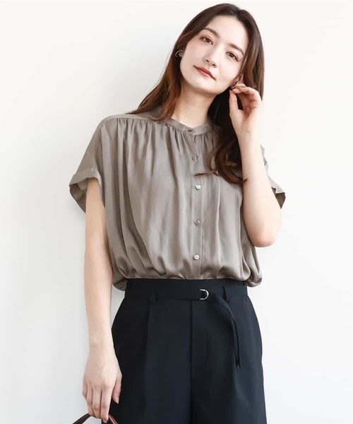 MK MICHEL KLEIN（エムケー ミッシェルクラン） ブラウス シャツ 夏
