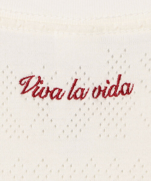 Bshop tシャツ A MENDA | イダルゴ刺繍 クルーネックTシャツ