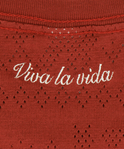 tシャツ A MENDA | イダルゴ刺繍 クルーネックTシャツ WOMEN レディース A MENDA | イダルゴ刺繍 クルーネックTシャツ WOMEN
