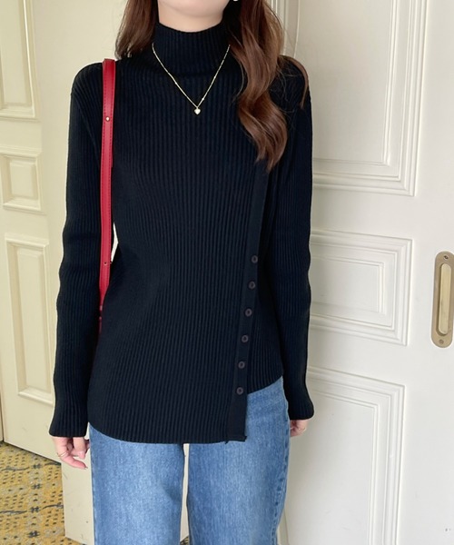 「emi+」 長袖ニット FREE グレー レディース_画像6