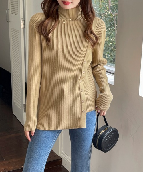 「emi+」 長袖ニット FREE グレー レディース_画像9