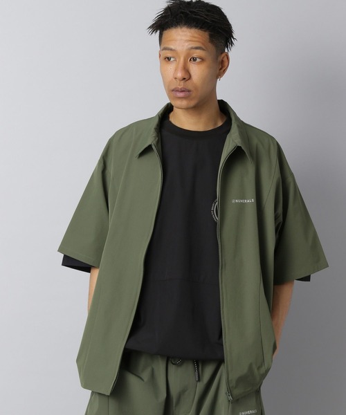 NUMERALS（ヌメラルズ） シャツ 「NUMERALS」ライトシェルジップシャツ