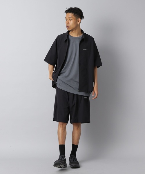 NUMERALS シャツ 「NUMERALS」ライトシェルジップシャツ メンズ