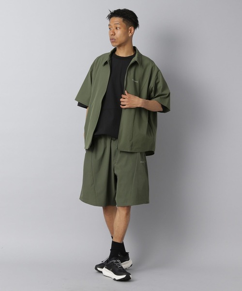 名無しさま専用 NUMERALS シャツ 「NUMERALS」ライトシェルジップシャツ メンズ
