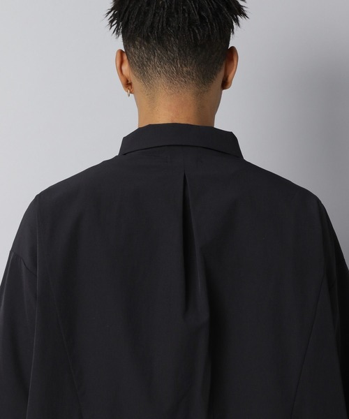 NUMERALS シャツ 「NUMERALS」ライトシェルジップシャツ メンズ