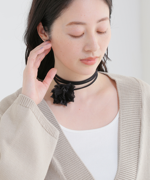 taiyoukeiSWAROVSKIまとめ/ブローチ/バングル/チョーカー plage ブローチ CORSAGE チョーカー レディース : ZOZOTOWN