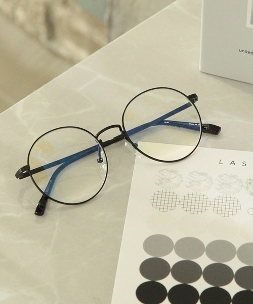 nmmn 旧d! wrwrd tntn メガネ付き 伊達メガネ メガネ 眼鏡 ラウンド型メガネ /L00037 メンズ レディース