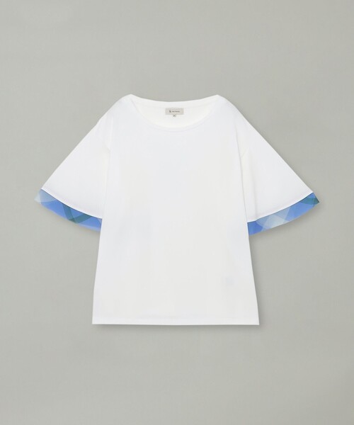 CB CRESTBRIDGE tシャツ シトラテックハーフフレアスリーブT