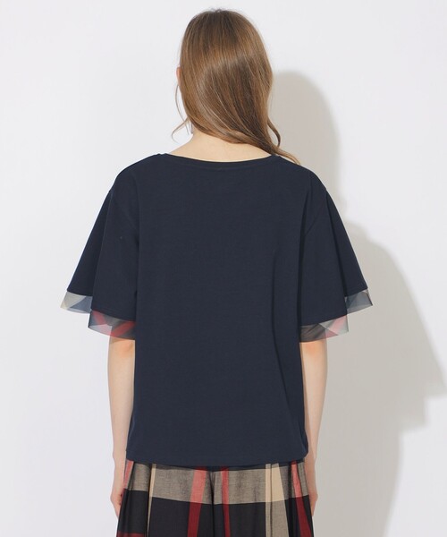 CB CRESTBRIDGE tシャツ シトラテックハーフフレアスリーブT