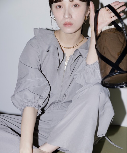 YOU様ヤマダヤ系列Eimee Lawネイビー レース装飾 オールインワン 新品 ヤマダヤ系列Eimee Lawネイビー レース装飾 オールインワン