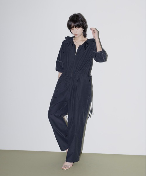 【新品未使用】Eimee Law エイミーロウプリーツオールインワンブラック オールインワン・サロペット│1page｜通常価格とセール価格