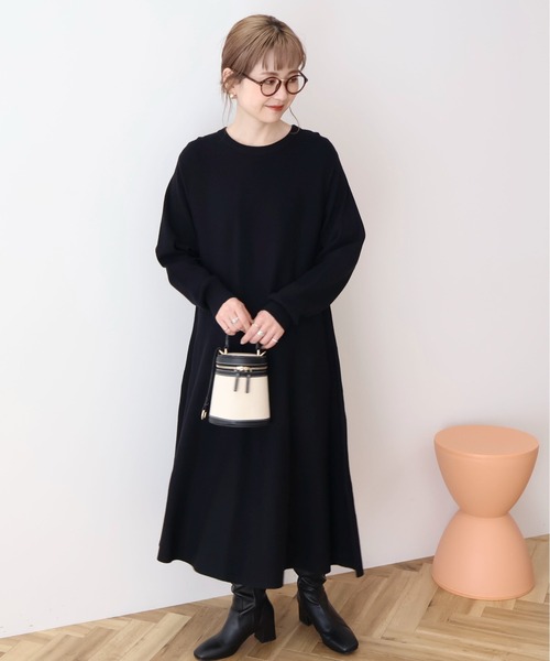 アメルジュ　ニットワンピース　ブラック AMERICAN HOLIC 「AMERICAN HOLIC」 ニットワンピース M