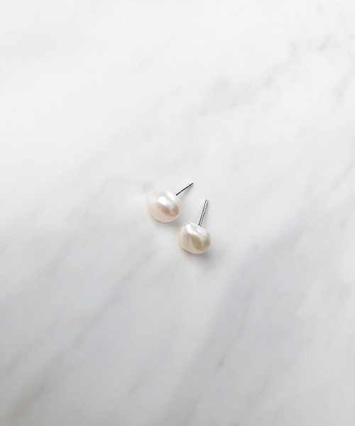 ピアス 一粒バロック淡水パールピアス レディース | TIMELESS&THREE | 09