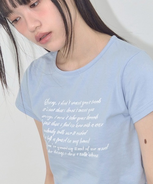 NASTY FANCY CLUB tシャツ 「NASTY CLUB」ANGEL MARK CROP TEE